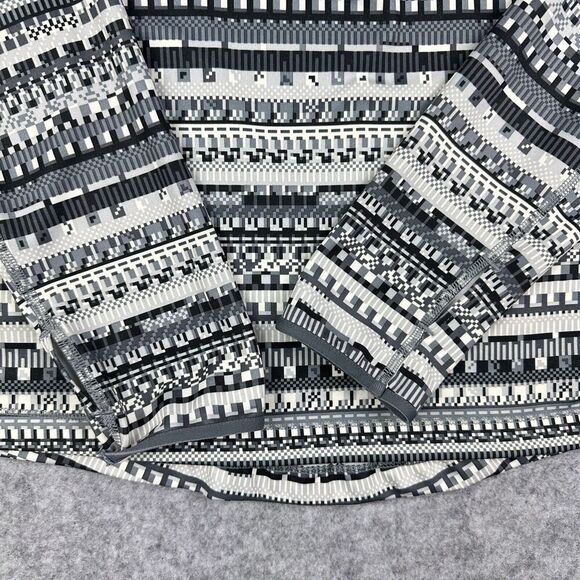 Nike Pro Hyperwarm Top Womens L Black Gray Bit 1/2 Zip Thumbholes Run Dri-Fit - Picture 3 of 15